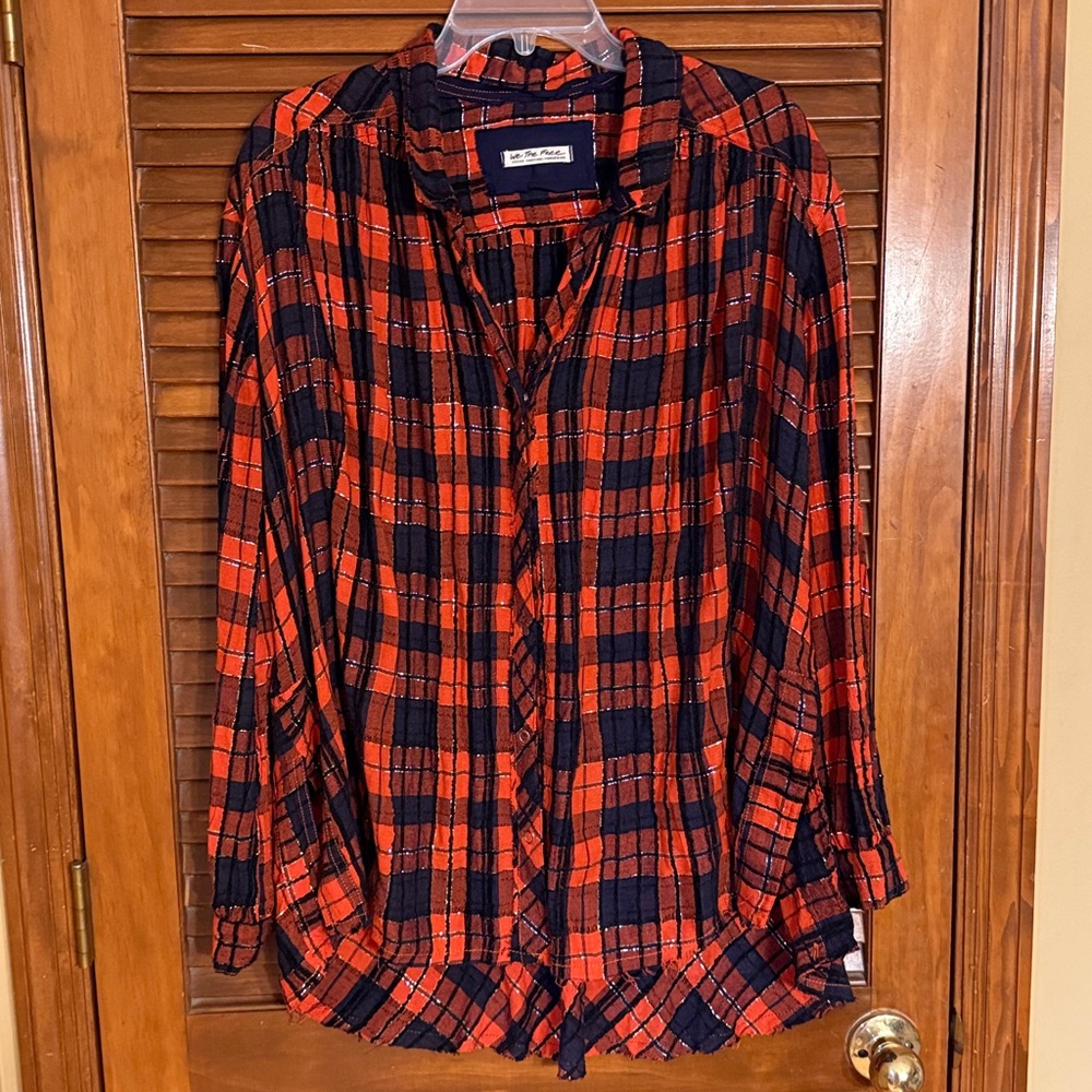 We The Free Plaid Shirt - Picture 2 of 6
